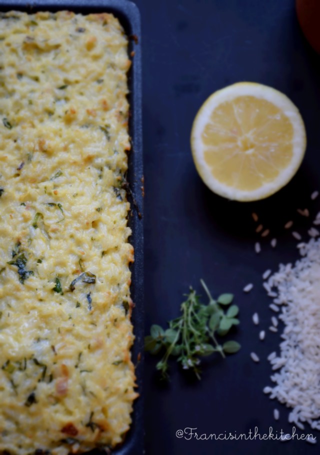 Cake riso tonno erbette