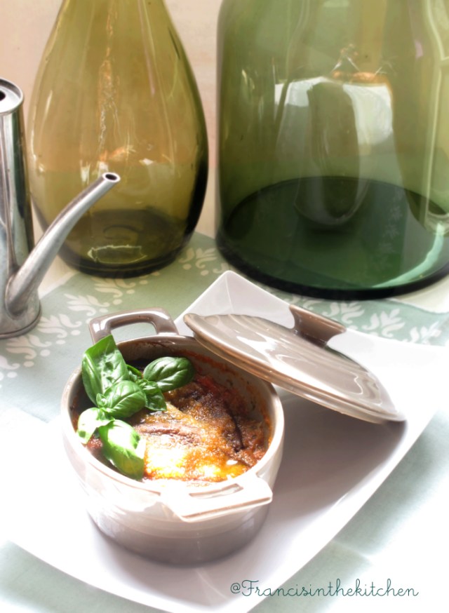 Parmigiana di Melanzane con pesto